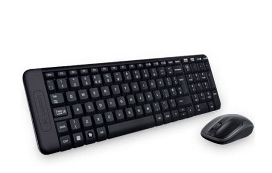 Bộ bàn phím Logitech MK220 thiết kế mỏng nhẹ