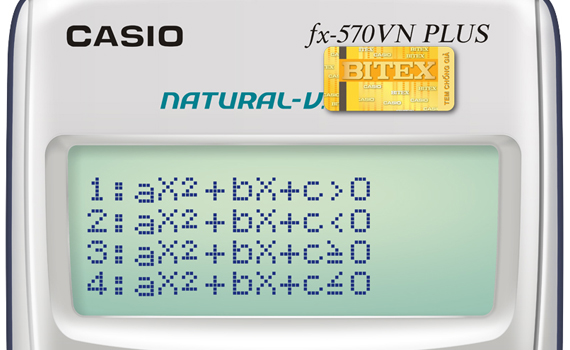 Máy tính Casio FX-570VN Plus thiết kế màn hình rộng, số hiện thị rõ ràng