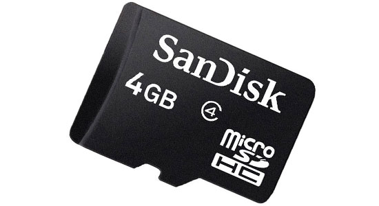 Thẻ nhớ Sandisk MicroSD 4GB độ bền cao