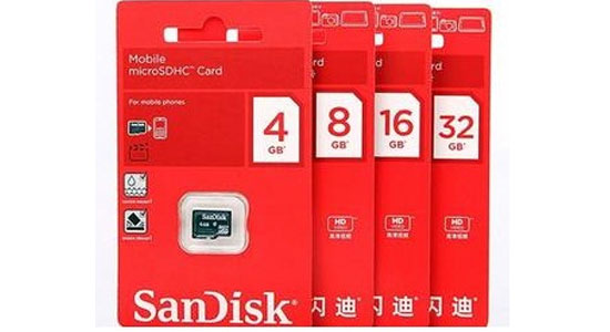 Thẻ nhớ Sandisk MicroSD 4GB tốc độ ghi và đọc nhanh