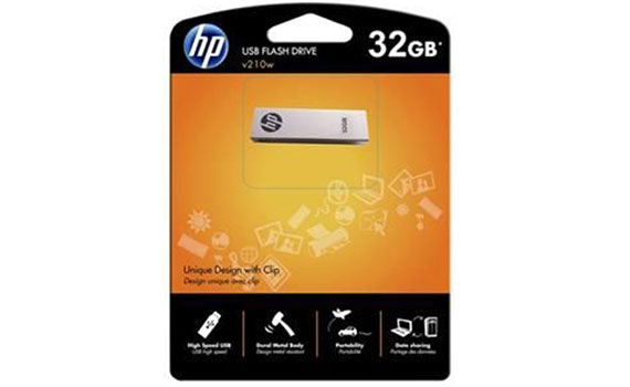 USB HP V210W 32GB dung lượng lưu trữ 32GB