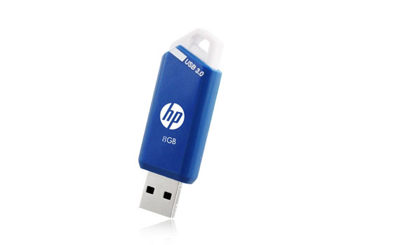 USB 3.1 HP 32 Go X755W Pack de 3 Bleu