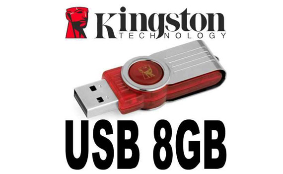 Dung lượng lưu trữ 8GB trên USB Kingston 8GB DT101G2