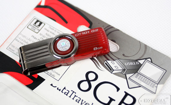 USB Kingston 8GB DT101G2 tích hợp phần mềm urDrive, tăng cường bảo mật