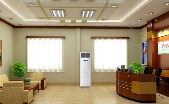 Máy lạnh tủ đứng Daikin FVRN71AXV1 thiết kế trắng sáng bóng