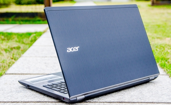 Máy tính xách tay Acer V5-591G thiết kế mỏng, cứng cáp