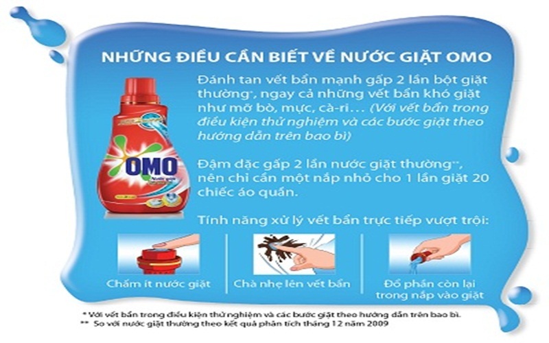 Đọc hướng dẫn trên bìa hoặc chai bột giặt để tránh những sai lầm không đáng có