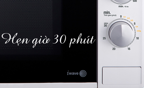 Lò vi sóng LG MH6024D 20 lít có chức năng hẹn giờ