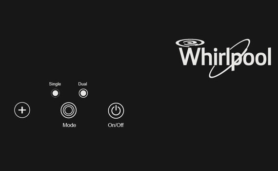 Bếp điện đôi Whirlpool ACT752/BLV có điều khiển cảm ứng