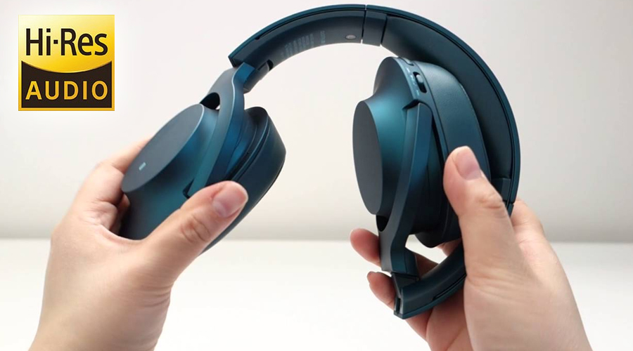 Tai nghe chống ồn Sony? Tai nghe không dây Sony MDR-100ABN xanh