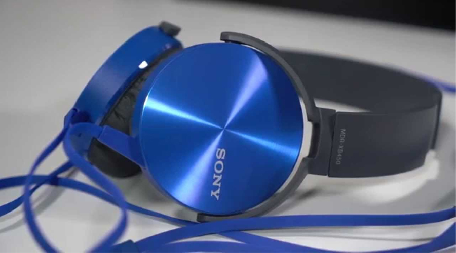 Tai nghe Sony mua ở đâu? Tai nghe Sony MDR-XB450AP xanh