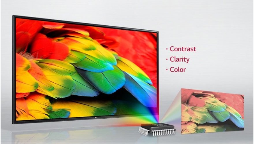 Tivi thông minh LG 43 inches 43LH590T xử lý màu sắc tối ưu