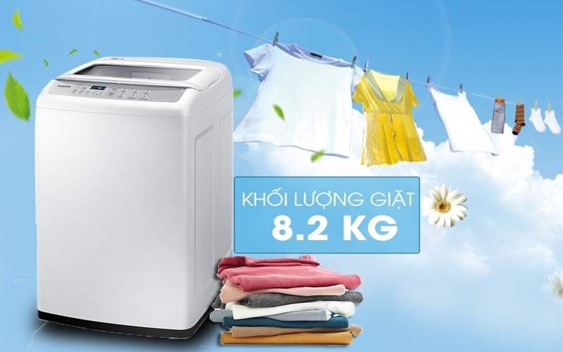 Được tích hợp 6 chương trình giặt tự dộng vô cùng tiện lợi
