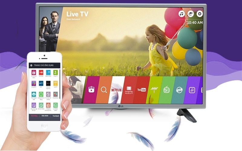 điều khiển tivi bằng điện thoại qua ứng dụng LG TV Plus