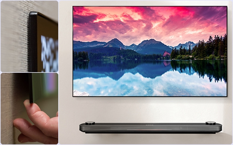 Tivi LG Signature OLED W mỏng nhất thế giới