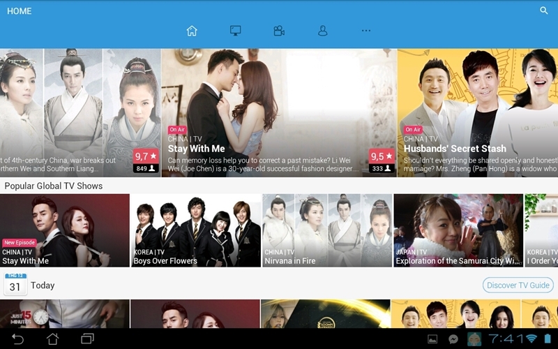 Kho phim châu Á khổng lồ trong CH Play của thiết bị Android