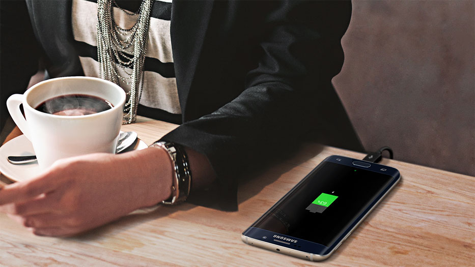 Điện thoại Samsung Galaxy S6 Edge với công nghệ sạc pin siêu nhanh