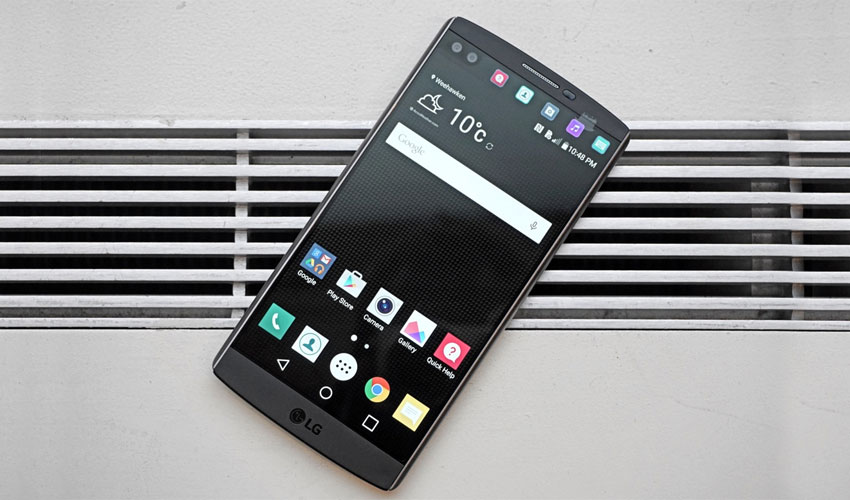 Điện thoại LG V10 Black bền bỉ với chất liệu cao cấp