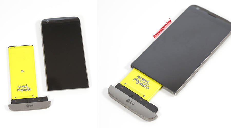 Điện thoại LG G5 pin dung lượng lớn với sạc nhanh