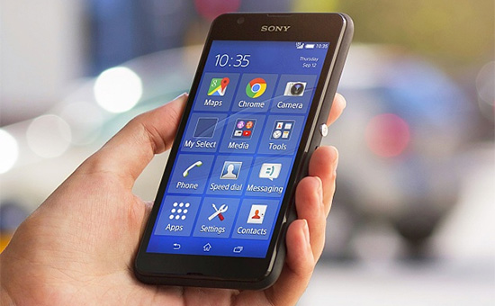 Điện thoại Sony Xperia E4 Dual màu đen Màn hình 5 inch