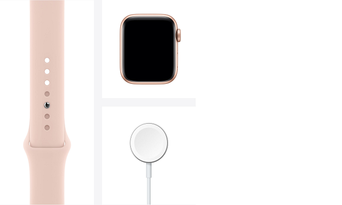 Apple Watch S6 LTE 44mm Vỏ nhôm Dây cao su Hồng - Kết nối 4G thời lượng pin lên tới 18 giờ