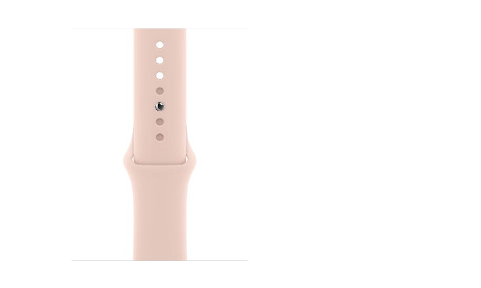 Apple Watch SE GPS 40mm Vỏ nhôm Dây cao su Hồng - Dây đeo cao su 