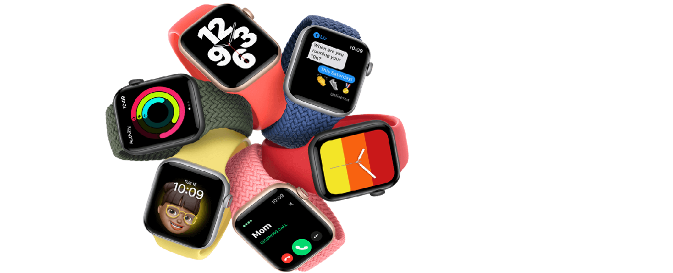 Apple Watch SE GPS 40mm Vỏ nhôm Dây cao su Trắng - Thiết kế sang trọng, tiện nghi, mang đến trải nghiệm mới cho người dùng