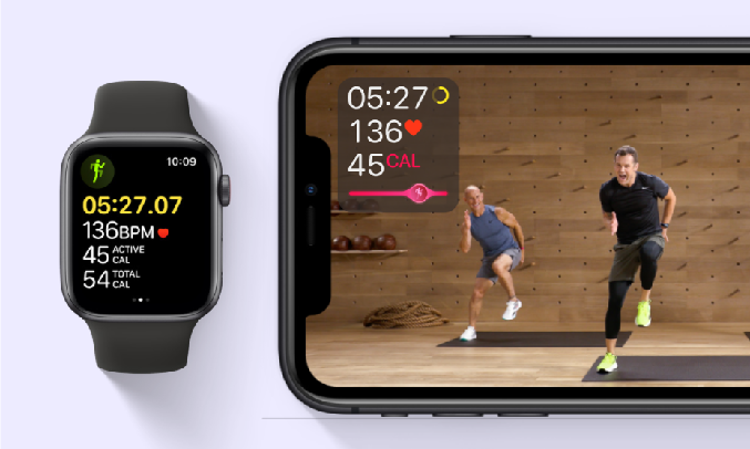 Apple Watch SE GPS 44mm Vỏ nhôm Dây cao su Trắng - Hệ điều hành watchOS 7