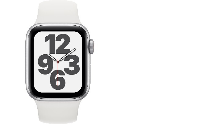 Apple Watch SE LTE 40mm Vỏ nhôm Dây cao su Trắng - Màn hình Retina sắc nét