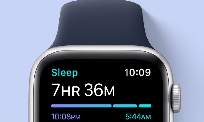 Apple Watch SE LTE 40mm Vỏ nhôm Dây cao su Hồng - Ứng dụng Sleep