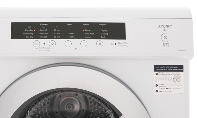 Máy sấy Electrolux 8kg EDV8052