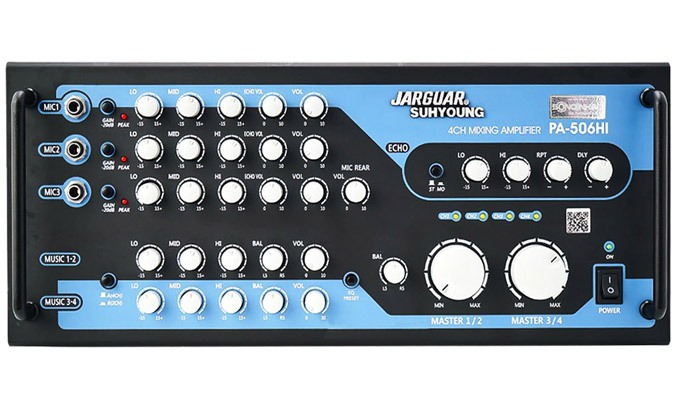 Amply Jarguar Suhyoung PA-506HI có kiểu dáng hiện đại
