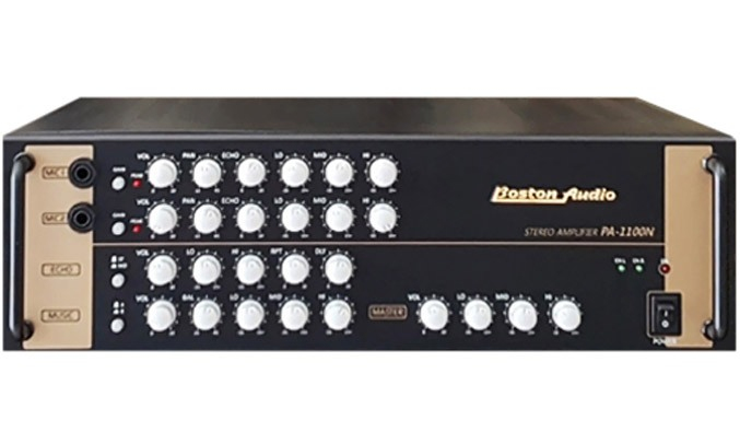 Amply Boston Audio PA-1100 N có kiểu dáng hiện đại