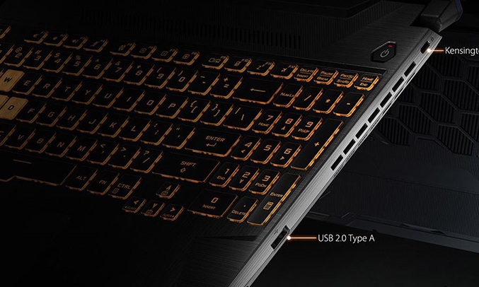 Laptop Asus TUF Gaming FX506L i5-10300H 15.6 inch HN002T - Bàn phím