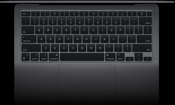 Laptop MacBook Air M1 13 inch 512GB MGN73SA/A Xám - Magic Keyboard
