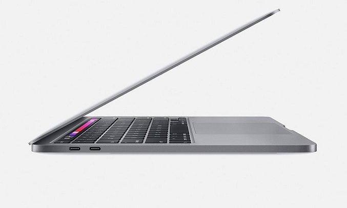 Máy tính xách tay MacBook Pro M1 13 inch 256GB MYD82SA / A màu xám - kết nối vững chắc