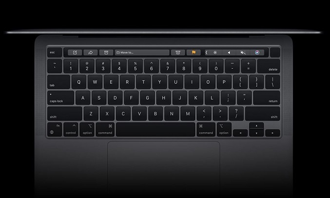 Laptop MacBook Pro M1 13 inch 512GB MYDC2SA/A Bạc - Magic Keyboard