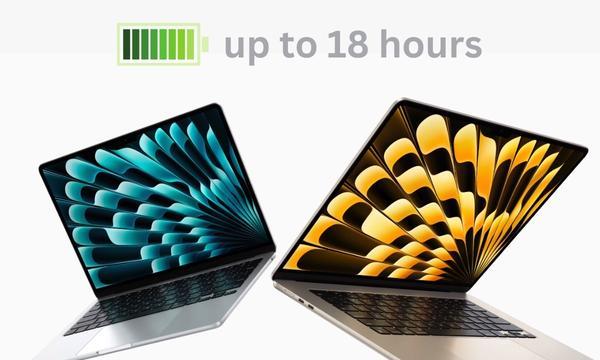 Laptop Macbook Air M2 2023 8GB/256GB/10 Core GPU MQKW3SA/A Xanh đen Pin lên đến 18 giờ