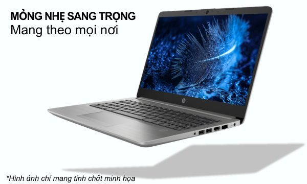 Laptop HP 240 G9 i5-1235U/8GB/512GB/Win11 6L1Y2PA - Thiết kế gọn gàng, dễ dàng mang theo