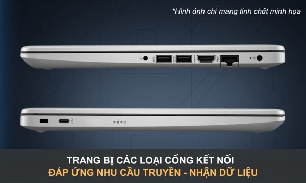 Laptop HP 240 G9 i5-1235U/8GB/512GB/Win11 6L1Y2PA - Đa dạng các cổng kết nối
