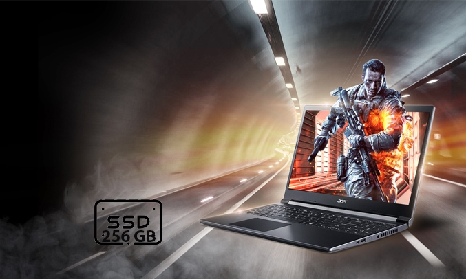 Laptop Acer Aspire 7 A715-42G-R4ST R5-5500U 15.6 inch NH.QAYSV.004 - Ổ cứng SSD 256GB 