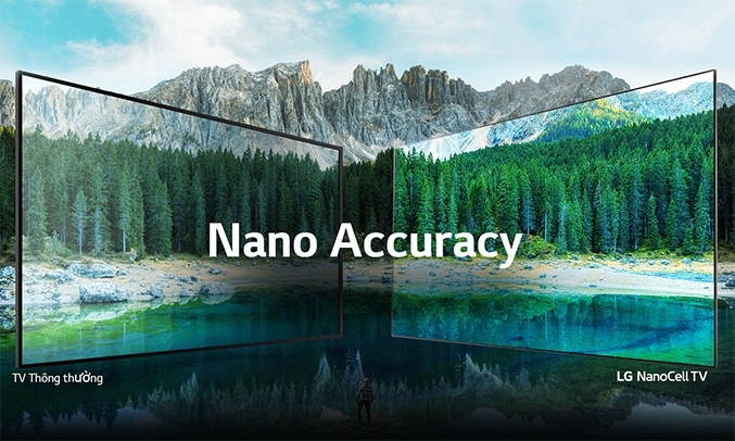 Smart Tivi NanoCell LG 4K 75 inch 75NANO76SQA màu sắc chuẩn xác