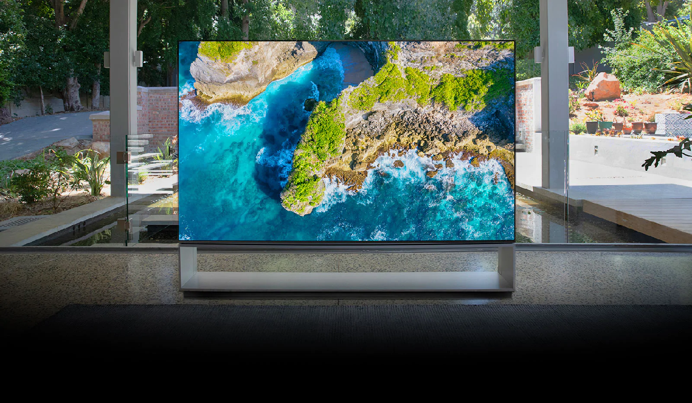 Smart Tivi OLED LG 8K 88 inch OLED88ZXPTA - Thiết kế sang trọng, đường viền đen mỏng nhẹ, tạo nên một tác phẩm nghệ thuật trong phòng khách