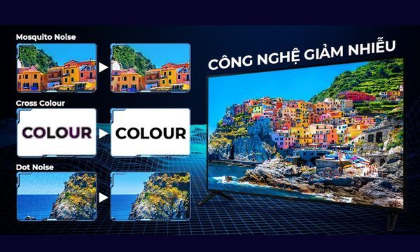 Android Tivi Sharp 4K 65 inch 4T-C65CK1X - giảm nhiễu