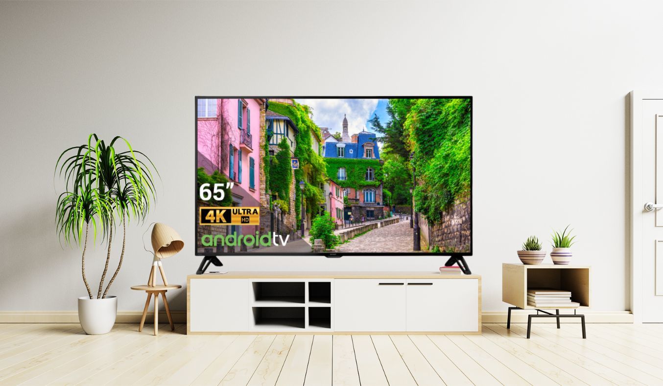 Tivi Sharp 65 inch 4T-C65CK1X - Thiết kế hiện đại