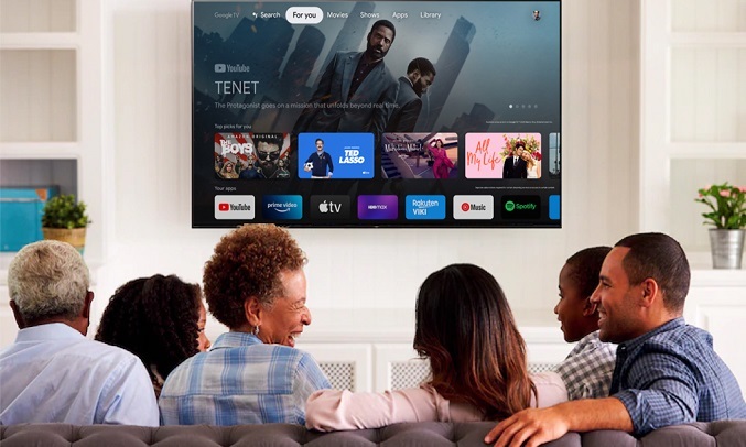 Google Tivi Sony 4K 55 inch XR-55X90K - Hệ điều hành Google TV