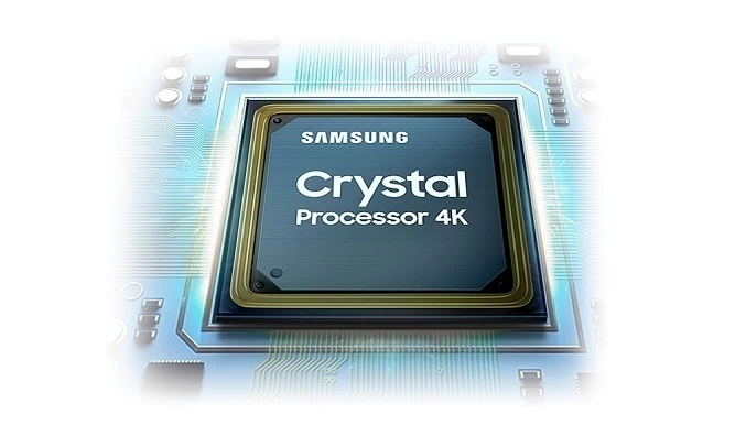 Smart Tivi Samsung Crystal UHD 4K 50 inch UA50AU8000KXXV - Bộ xử lý Crystal 4K