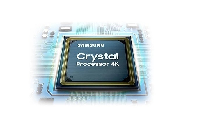Bộ xử lý Crystal 4K được trang bị trên Smart Tivi Samsung 4K 55 inch 55TU8500