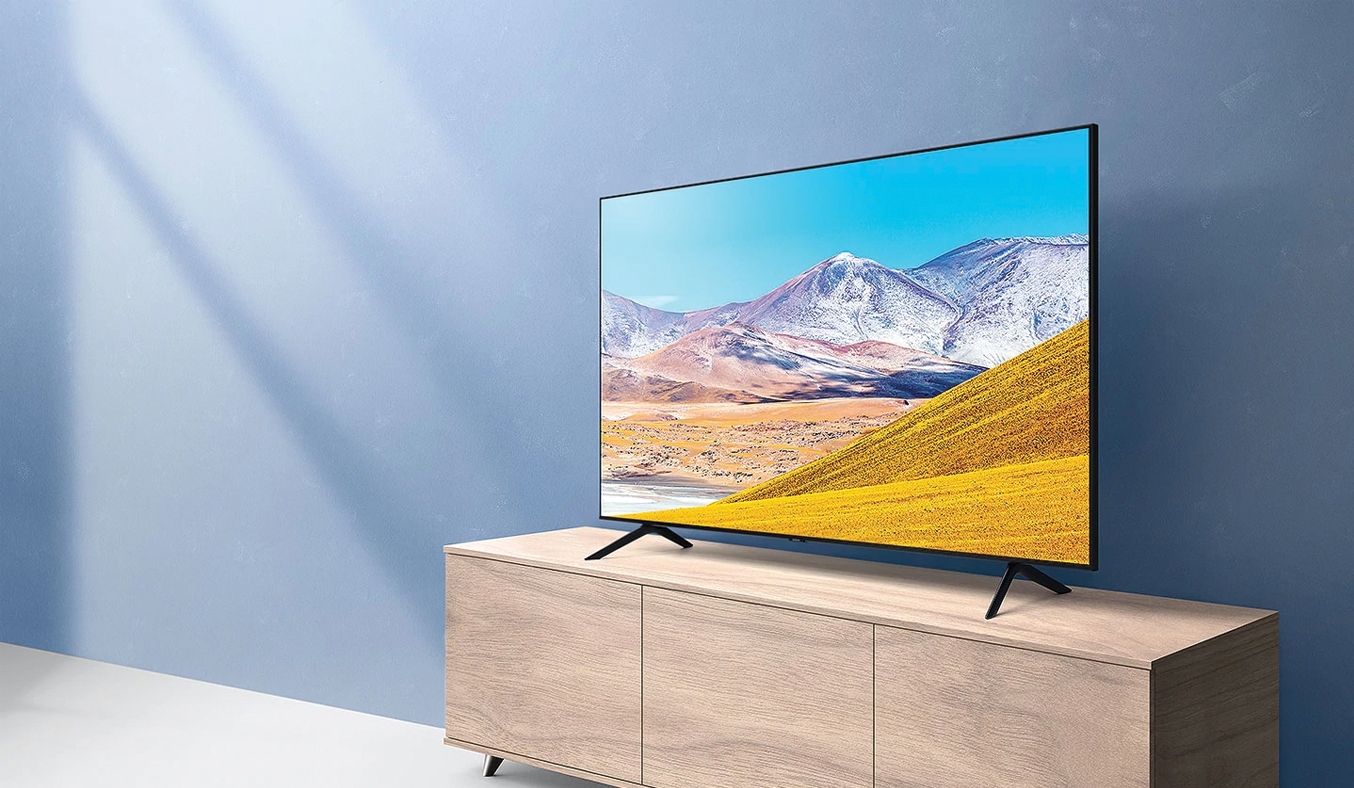 Smart Tivi Samsung 4K 43 inch UA43TU8100KXXV thiết kế hiện đại