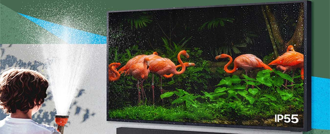 Smart Tivi Samsung 4K 75 inch QA75LST7TAKXXV Chống chịu bền bỉ với thời tiết